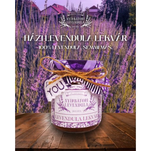 Nyírbátori - Levendula lekvár 0,22 l