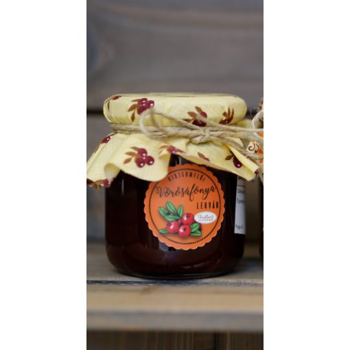 Christine's Garden - Vörösáfonya lekvár 220 ml
